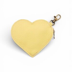 PORTLAND LEATHER Heart Pouch Butter Bliss